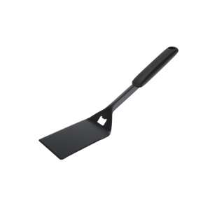 Vaggan Grillspatel, schwarz, Metall, 38 cm, mit Flaschenöffner - Gartengrill, Grillzubehör