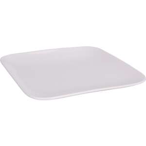 Siaki Collection rechteckiger Porzellanteller, weiß, 26x25,9x2,1 cm - Siaki Collection