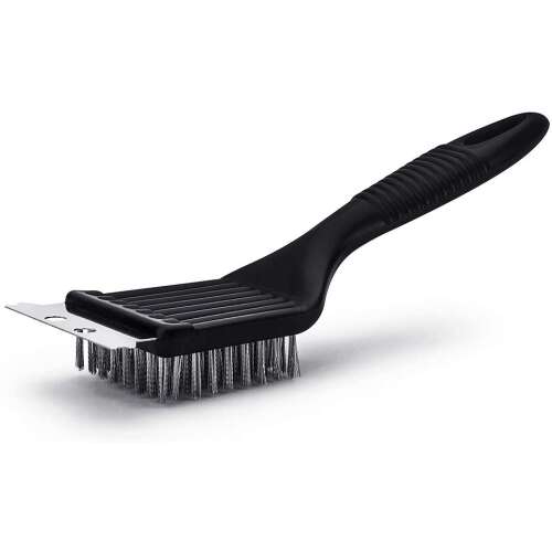 Perie pentru gratar BBQ, otel inoxidabil/polipropilena, 20 cm, negru 65460550