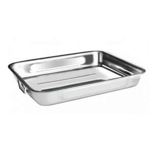 Ibili Bistrot Backblech aus Edelstahl, 53x38x7,5 cm, silber - Pfannen