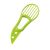 Koopman Avocado Slicer, Plastic, 18 cm, Green 65460648