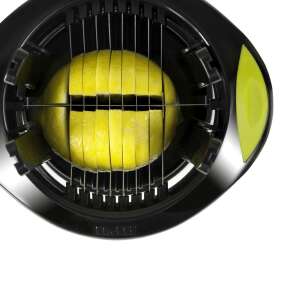 Ibili-Easycook citromszeletelő, műanyag/rozsdamentes acél, 17x16 cm, fekete/zöld 65460839 