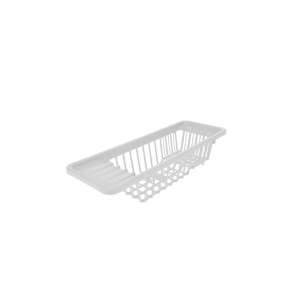 White plastic dish drainer, Excellent Houseware - Dish Rack