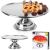 Excellent Houseware Cake Stand, Stainless Steel, 33x15 cm, Silver 65461034