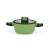 Fissman BOOM 4,2L grüner Aluminiumtopf mit Deckel, Vorderansicht