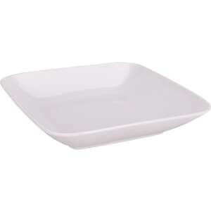Hlboký porcelánový tanier Siaki Collection, biely, 22x22x4 cm - Siaki Collection