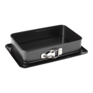 Ibili Moka herausnehmbare Kuchenform, Stahl, 28x18x7 cm, schwarz - Ibili