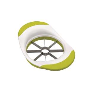Ibili apple slicer, stainless steel, white and green, 8 slices - Handheld slicer
