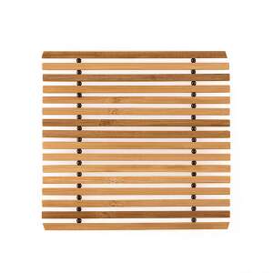 Excellent Houseware bamboo pot holder, 18x18x0.6 cm, brown - Trivet