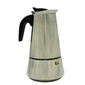 Cafeaua OMS-Stilo 6 cupe din oțel inoxidabil - Aparat de cafea cu gura de scurgere