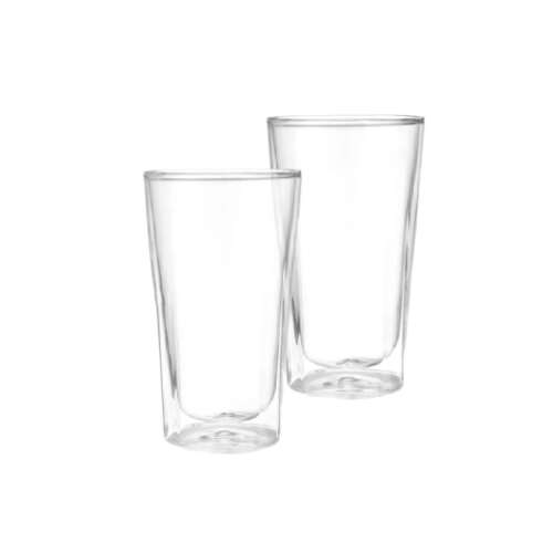 Fissman Ristretto double-walled glass set, 2 pieces, 8.2x14 cm, transparent