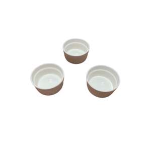 Set mit 3 weißen Porzellanschalen, Excellent Houseware - Servierschalen