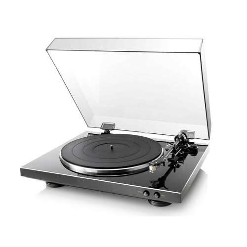 Denon DP-300FBL teljesen automatikus analóg lemezjátszó porvédővel