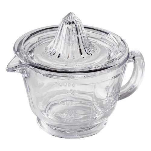 Storcator manual citrice Judge, sticla borosilicata, 17x13x14.5 cm, transparent
