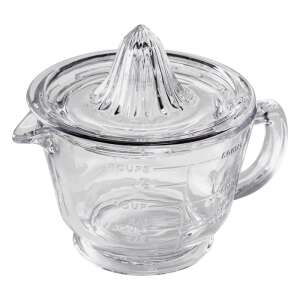 Presă de citrice din sticlă Judge și cană de măsurare, instrument de bucătărie - Judge