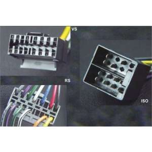 JVC autórádió csatlakozó adapter 510382, 16 pólus / ISO - Fejegység kiegészítő