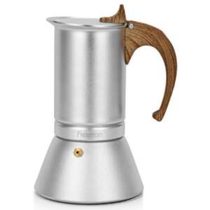Fissman aluminum espresso maker with wooden handle, 6 cups - Fissman