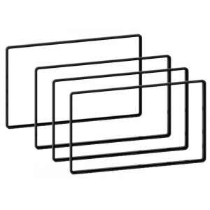 Autórádió díszkeret szett VW, SEAT, Skoda dupla DIN beépítéshez, 3 x 5 mm / 1 x 2.5 mm - Fejegység kiegészítő