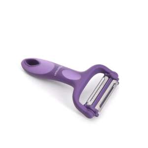 Curător Fissman de culoare violet, cu formă de Y, cu 3 lame din oţel inoxidabil pentru curăţarea legumelor şi fructelor - Curatatoare legume si fructe