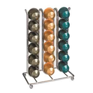 Ibili 36 kapszulás kávékapszula tartó, krómozott acél, 36 kapszula, tároló, rendező, konyha - Ibili