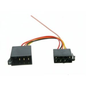 Peugeot 206 VW Golf/Passat ISO Rádió Csatlakozó Kábel - Fejegység kiegészítő