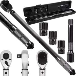 Cheie dinamometrică, multifuncțională, cu accesorii, 28-210 Nm, 1/2", în recipient de plastic 96933145