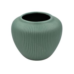 Green Ceramic Decorative Vase 15x15x13cm 131509054 - Interior design