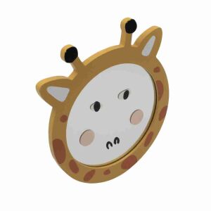 Vidám Zsiráf Tükör - Giraffe shaped kids mirror, 16x16 cm - Mirror