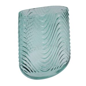 Decorative Green Glass Vase 21x17x13 cm 131509024 - Vase