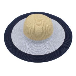 Női Strandkalap - Kék - Szalmakalap 131510022 - Női kalap