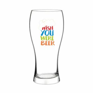 Beer Glass WISH YOU WERE BEER 131510605 - Nekupto