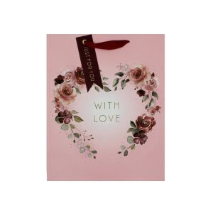 Paper Gift Bag L With Love 131508382 - Art & Craft