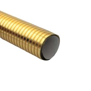 Gold striped metallic wrapping paper roll - Gift wrapping
