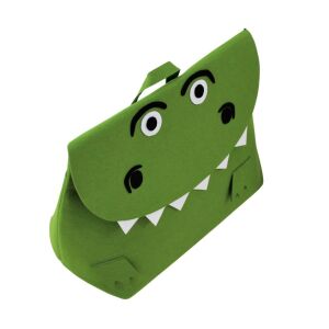 Pohľad z uhla na úložný box Vidám Dinoszaurusz z plsti - Úložné krabice & košíky