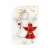 Wooden Christmas Ornament - White and Red Angels, Deer, and Snowflakes 65476391
