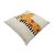 Angled view of Vidám Zsiráf giraffe kids pillow 40x40 cm