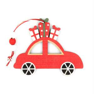 Red Wooden Decoration - Gift Car 65476832 - Nonbrand Christmas Decoration
