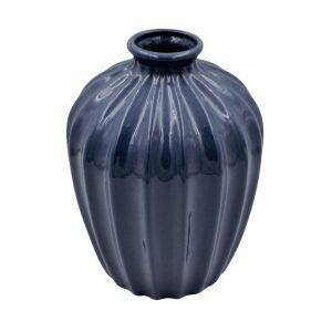 Decorative Vase in Blue Porcelain 20x14cm 131508697 - Vase