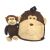 Perletti Monkey Backpack and Plush Toy Set