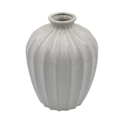 Decorative Vase in White Porcelain 20x14cm 131508702