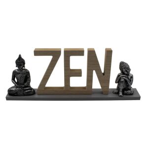Fa ZEN Decoration with Buddha Statues - 36x13.5x4.5cm - Koopman