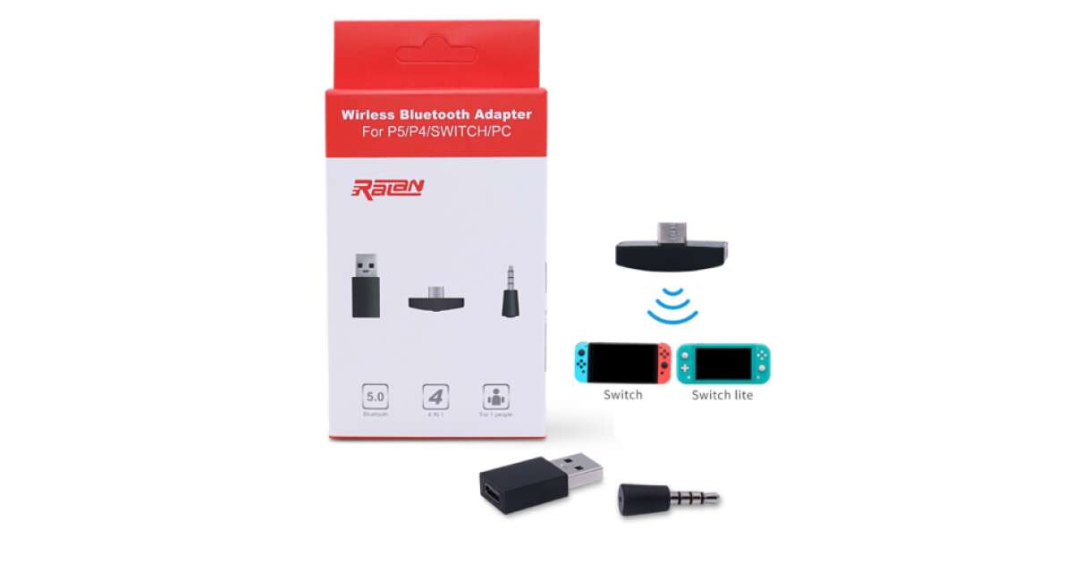USBC bluetooth 5 adó adapter, Nintendo SWITCH, PS5, PS4, PC Pepita.hu