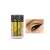 Pudaier glitter eyeshadow, gold color, for eyes, face, and body, with small usage example