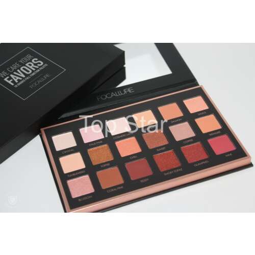 Focallure We Care Your Favors 18 shades full function palette eyeshadow, neutral colors