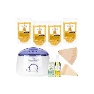 SensoPRO Waxing Set, enthält einen Wachserwärmer, Honigwachs, After Wax Lotion und Spatel - Haarentfernung & Rasur