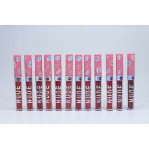 Iman Of Noble 12 piece nude matte lip gloss set, individual tubes - Mouth