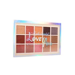 Myth Beauty Love You Lidschatten-Palette, 15 Farben, Lidschatten-Palette mit 15 Farben, Make-up-Palette, Lidschatten-Set - Lidschatten