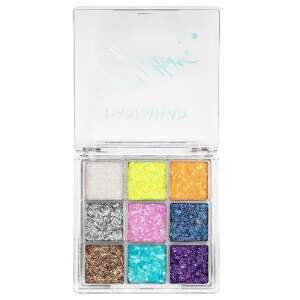 Handaiyan Glitter Eyeshadow Palette, 9 Colors, 01 - Redact