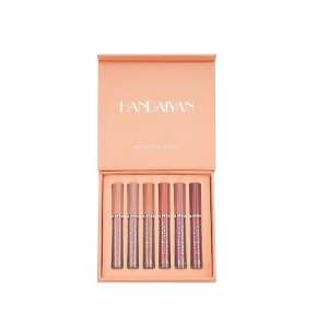 Handaiyan Matte Liquid Lipstick Set of 6, 6 shades of long-lasting, waterproof, and sweatproof liquid lipstick - Mouth