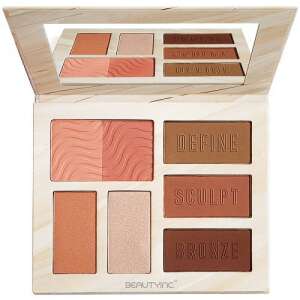 Sunkissed Contour Pro Bronzing Face Palette, 7 shades, open, showing the shades - Bronzing